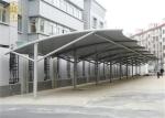 Prefabricated Car Parking Shade 30*6M White Car Park Shade Structures