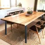 220LBS Modern Metal Table Legs 28 Inch Adjustable Table Legs Set Of 4