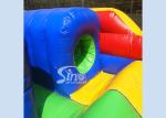 Kids Commercial Pirate Ship Inflatable Obstacle Course For Outdoor And Indoor