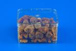 72G Square Clear Plastic Containers , PET Square Plastic Storage Boxes
