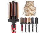 22mm Hot Tools 3 Barrel Waver Temperature Adjustable For Home