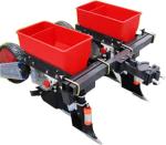 Red Compact 4 Wheel Drive Tractors With Corn Seeder 4x4 Mini Tractor