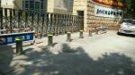 Electro Mechanical Metal Bollard Barrier For Safeguard