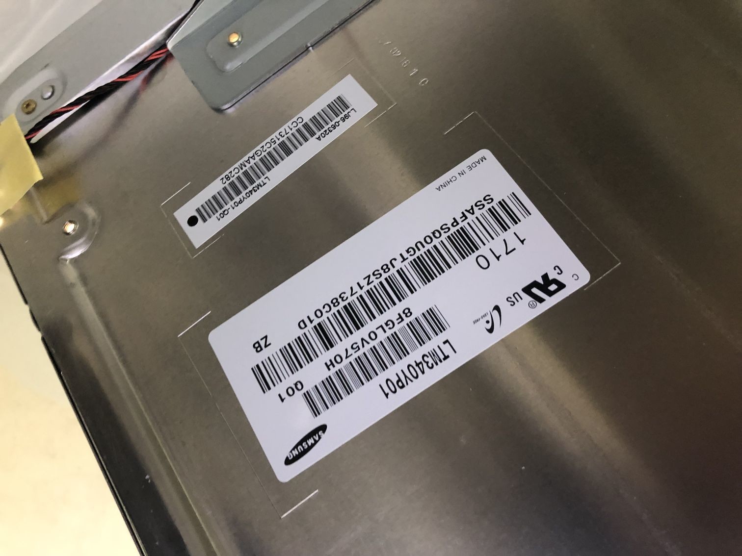 SAMSUNG LCD 34 Inch LTM340YP01 IPS EDP NEW 3440*1440 Curved