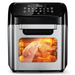 Smart electric digital No Oil 12L Food Grade Stainless Steel Hot Digital Air