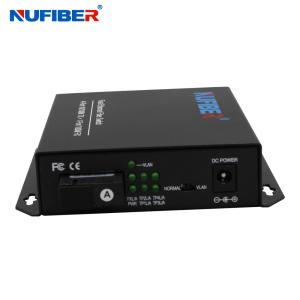 China Tx To Fx Commercial Fiber Ethernet Switch With LED Link Status Indicator factory