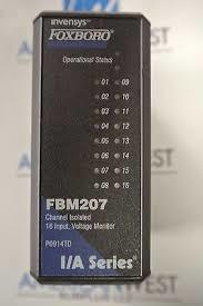 China Foxboro PLC FBM207/B/C Voltage Monitor/Contact Sense Input Modules factory
