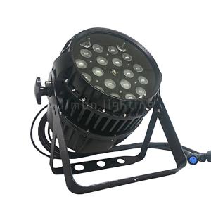 China 18x18w RGBWAUV 6in1 Waterproof LED Par Can Motorized Zoom DMX512 factory