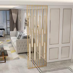 China Laser Cut Stainless Steel Partition Wall Decorative PVD Coating factory