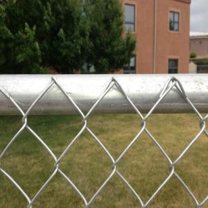 China 8 Foot Hot Dipped Galvanized Chain Link Fence Panels For Boundary Wall factory