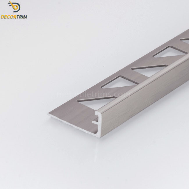 Metal Transition Strips For Tile Trim Profile OEM Gold Tile Edge Trim Strips