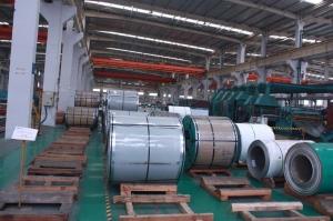 China SUS ASTM 300 Series / 400 Series 1500mm Width Hot Rolled Steel Coils , Ships Building SS Coils factory