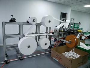 China Low Noise Face Mask Production Line For KN95 Respirator Protective Mask factory