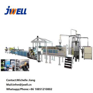 China Plastic PET sheet making machine extrusion line factory