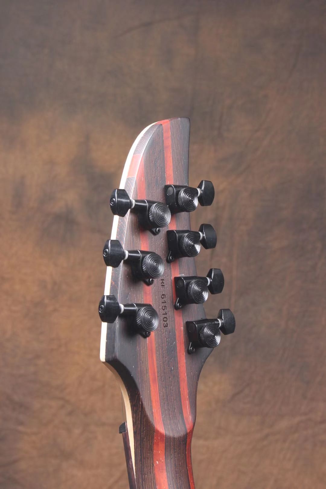 Custom Matt Finished 7 Strings Mayon Duvell Ebony Fretboard Electric Bass Guitar