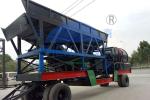Electric 50m3 / H JZM1000 Drum Mobile Concrete Batching Plant For Building Works