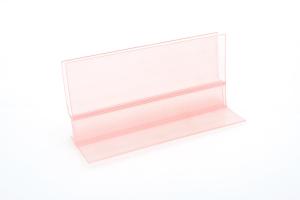 China Pink PVC Profles Customized Extruded Factory Plastic Profiles factory