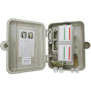 China LGX Fiber Optic PLC Splitter 1x32 SMC+ABS Simplex / Duplex Grey factory