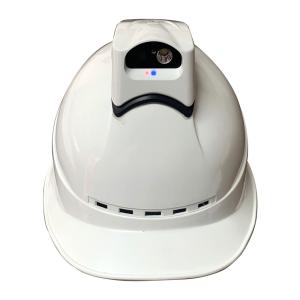 China Construction Safety Helmets mounted Video Camera 4G GSM Android GPS Live Tracking factory