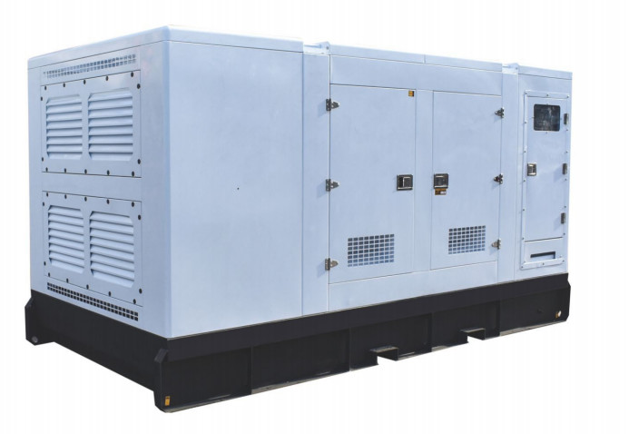 White 140kw-300kw IP23Protection Grade Standby Generator Set with Noise Level ≤75dB A