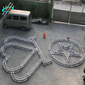 China 4M Length Aluminium Arch Truss Heart Five Pointed Star Shape factory