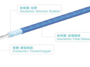 China UL3069 silicone rubber wires 600v 150C 26AWG FT2 black home appliance lighting factory