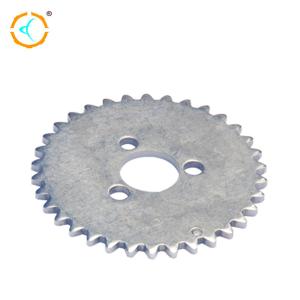 China CNC Steel Silver Motorcycle Clutch Parts / Clutch Timing Gear For CD70 factory