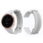 Sweat Resistance Waterproof Gar-Min Fluororubber Watch Strap Lightweight