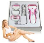 4 in 1 Ladies hair removal machine Grinding Foot Machine Bulit-in battery