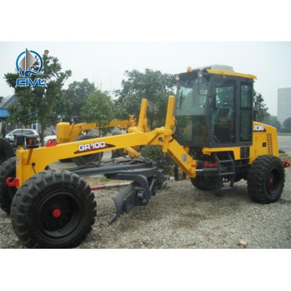 new Motor Graders 100HP GR1003 Small Road Grader WEICHAI engine yellow colour