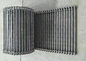 China Deep Frying Machine Eye Link Conveyor Belt Stable Surface Wear Resistance factory