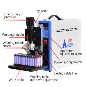 China Foot Switch Portable Spot Welder For Batteries 18650 Minin Battery Welder factory