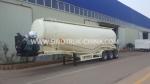 30TONS 3 Axles Bulk Powder Tankers Cement Trailer WEICHAI engine Air compressor