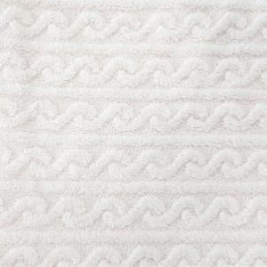 China White Blanket Plush Shu Velveteen Fabric 270 GSM Soft Sherpa For Winter Pajamas factory