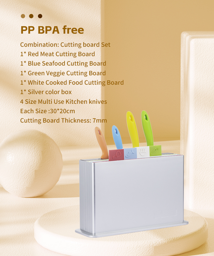 Sustainable Chopping Board Set for Kitchen Baking Customized HS1220 Cutting Boards in USA