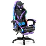 Mail packing Ergonomic RGB Gaming Chair with Massage and Led Lights Swivel Chair