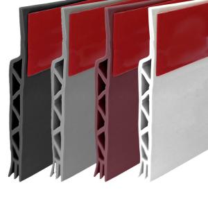 China Silicone Rubber TPE Door Bottom Door Sweep Weather Stripping ODM OEM factory