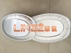 China Food Packaged 800ml Aluminum Foil Tray Alloy 8011 Disposable Foil Pan factory
