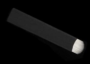 China Black Color Micro Eyebrow Microblading Blades / Permanent Makeup Needles factory