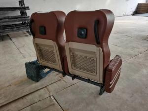 China 2+2 Layout Easy Reclining Deluxe Luxury Bus Seats With Magazine Holder factory