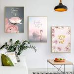Custom Luxury Home Decor White Swan Relief Painting Oil Painting Wall Art