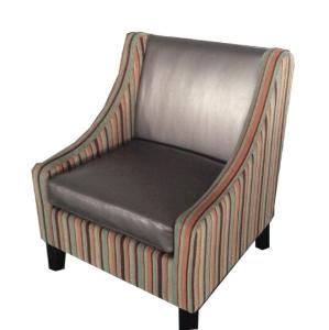 China Hotel fabric lounge chair ,single sofa LC-0014 factory