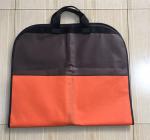 Handle Suit Garment Bag Travel Colored Non Woven Printed With Clips 115*60 cm