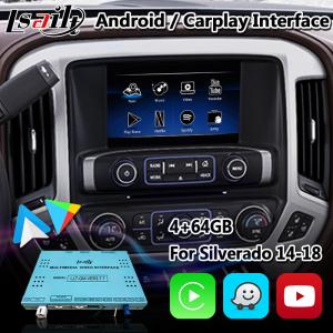 China 4+64GB Android Carplay Multimedia Interface for Chevrolet Silverado Camaro with Android Auto factory