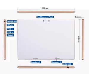 China China Factory 3G Phablet 9.6 inch Tablet PC 1GB+16GB 2GB+32GB IPS Android 5.1 Quad Core Phone Call Tablets Bluetooth factory