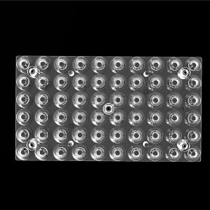 China Good Quality Pc Material 9Degree Rectangle 60 In 1 Led Stadium Light Lens Xpg Chips water resistant factory