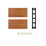 Non - Slip Groove WPC Decking Boards Outdoor Panel Road Park Engineering Floor