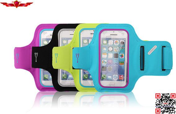 New 100% Qualify Adjustable Outdoor Sports Lycra Running Armband Case For Iphone