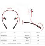 Bluetooth Earphone Headphone Sport Wireless Headphones IPX5 Waterproof Wireless