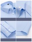 Metal Ball Collar Green Western Party Hoffman Men Dress Shirt Suit Cotton for